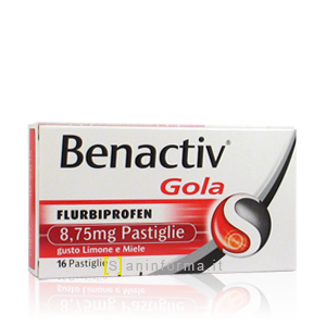 Benactiv gola past.miele/limone - 16 compresse