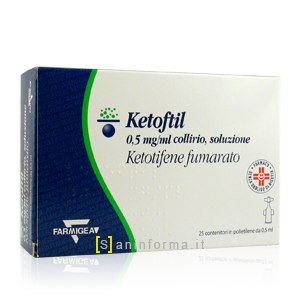 Ketofil 05 mg/ml Collirio
