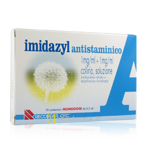 Imidazyl Antistaminico 1 mg/ml + 1 mg/ml Collirio Soluzione Contenitori Monodose
