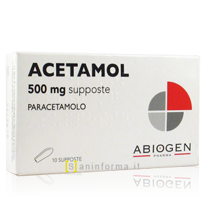 Acetamol 500 mg Supposte