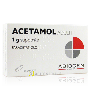 Acetamol Adulti 1 g Supposte