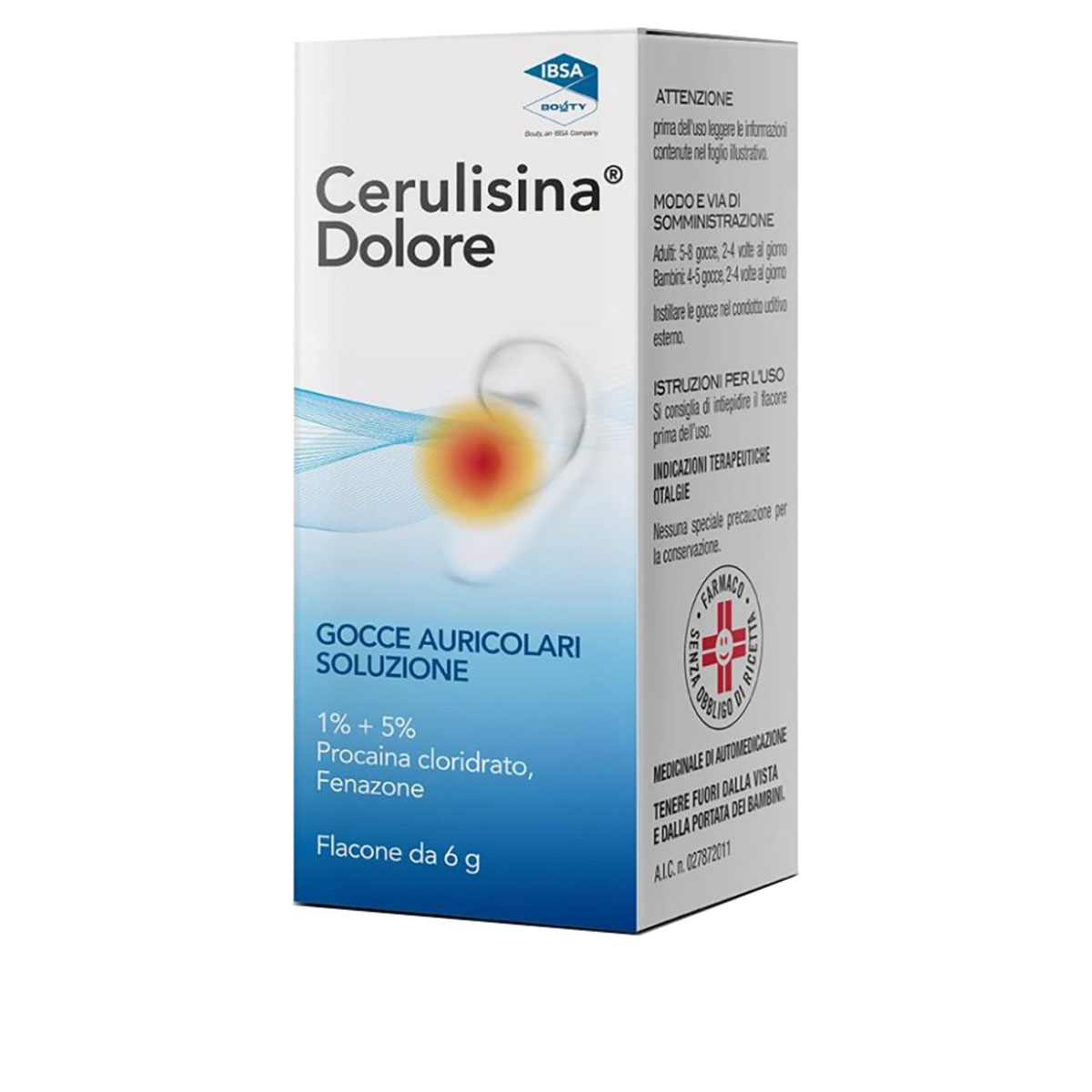 Cerulisina Dolore Gocce Auricolari