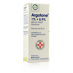 Argotone 1% + 09% Gocce Nasali Soluzione