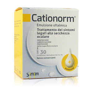 Cationorm Emulsione Oftalmica Monodose