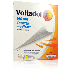 Voltadol 140 mg Cerotto Medicato Diclofenac Sodico