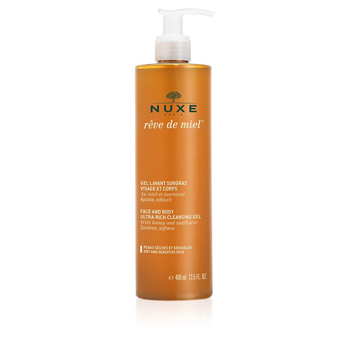 Nuxe Reve de Miel Gel Detergente Surgras Viso-Corpo