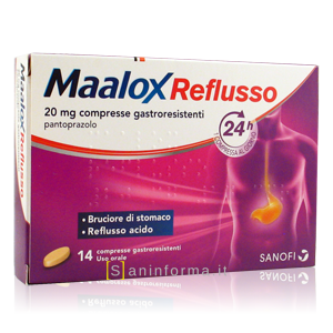 Maalox Reflusso 20 mg 14 Compresse