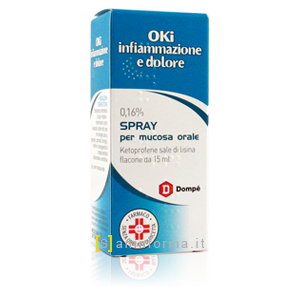 Oki Infiammazione e dolore spray orale