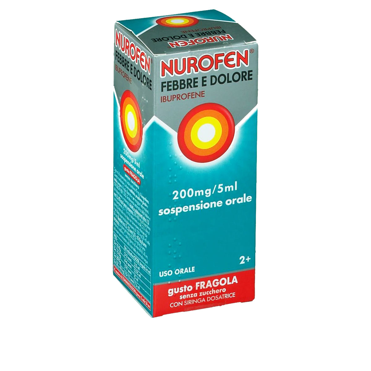Nurofen Febbre Dolore Gusto Fragola Senza Zucchero