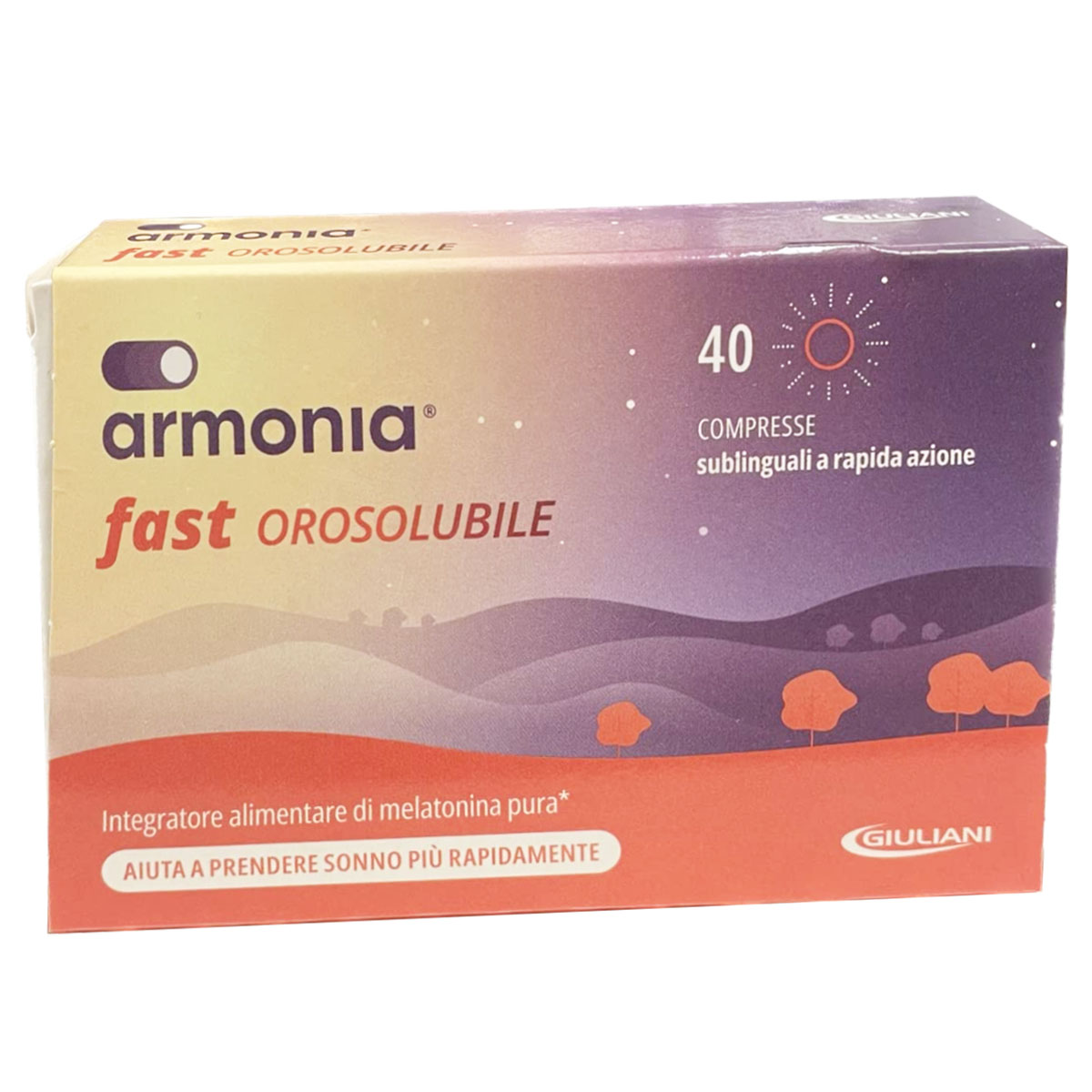 Armonia Fast Orosolubile Melatonina 40 Compresse