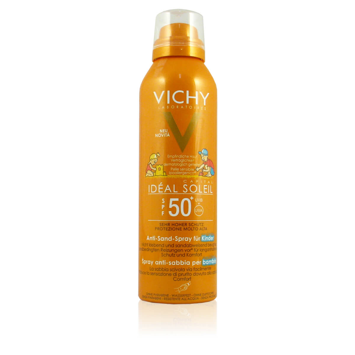 Vichy Ideal Soleil Spray Anti-Sabbia Bambini Spf50+