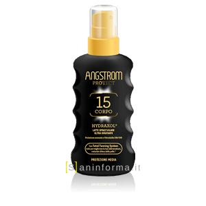 Angstrom Hydraxol Latte Spray Solare Protettivo Spf15