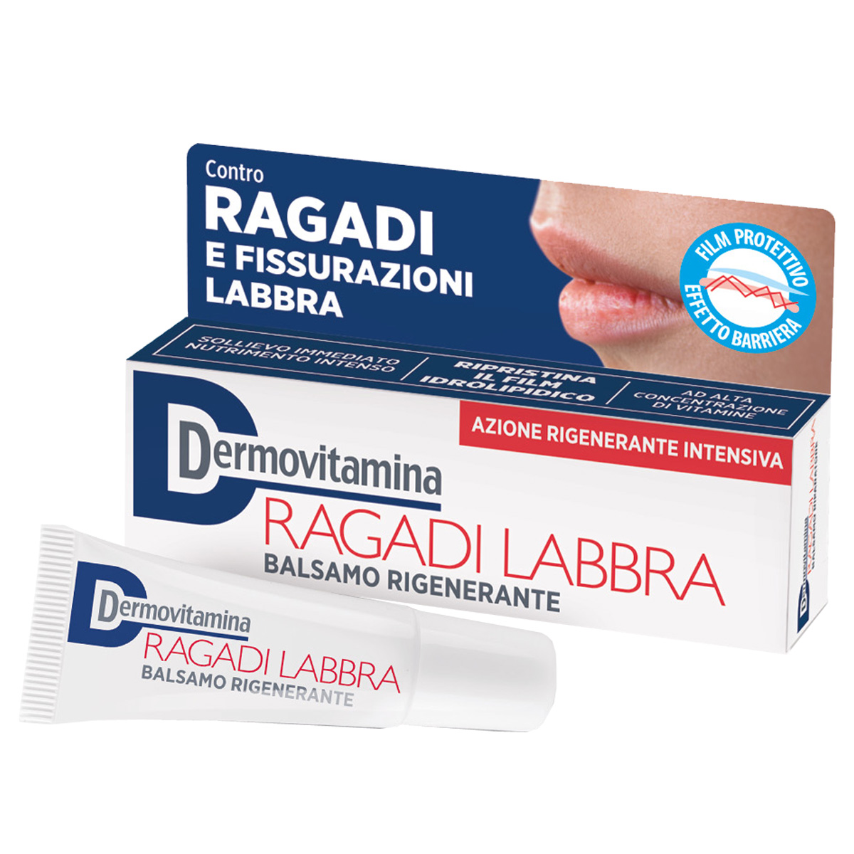Dermovitamina Ragadi Labbra Balsamo Rigenerante 8 Ml