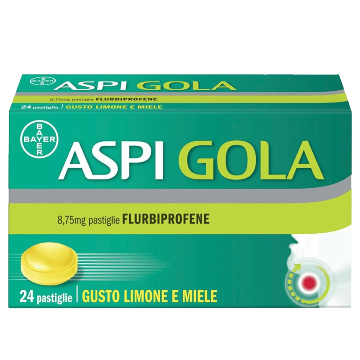 Aspi Gola Pastiglie Gusto Limone e Miele