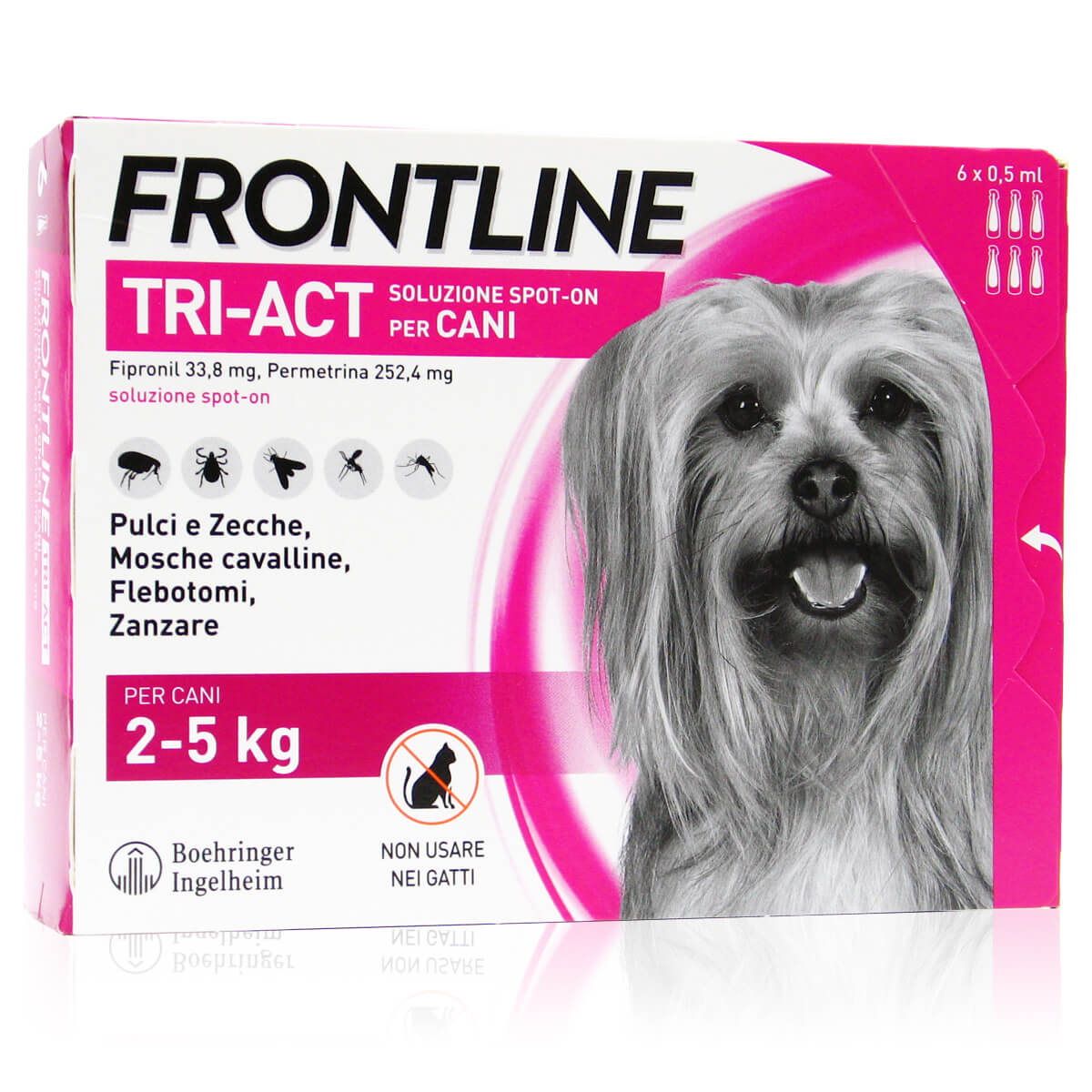 Frontline Tri-Act Spot-On Cani Kg 2-5 Maxi img