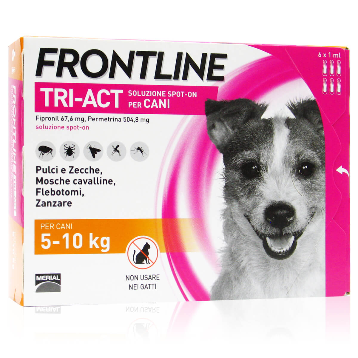 Frontline Tri-Act Spot-On Cani Kg 5-10 Maxi img