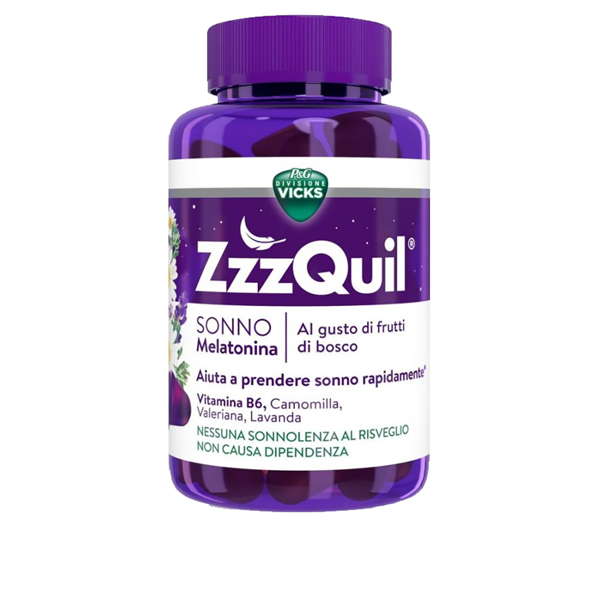 ZZZQuil Sonno Melatonina 60 Pastiglie Gommose