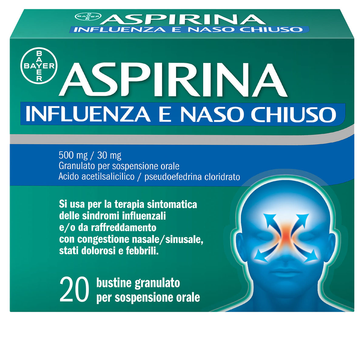 Aspirina Influenza Naso Chiuso Sospensione Orale