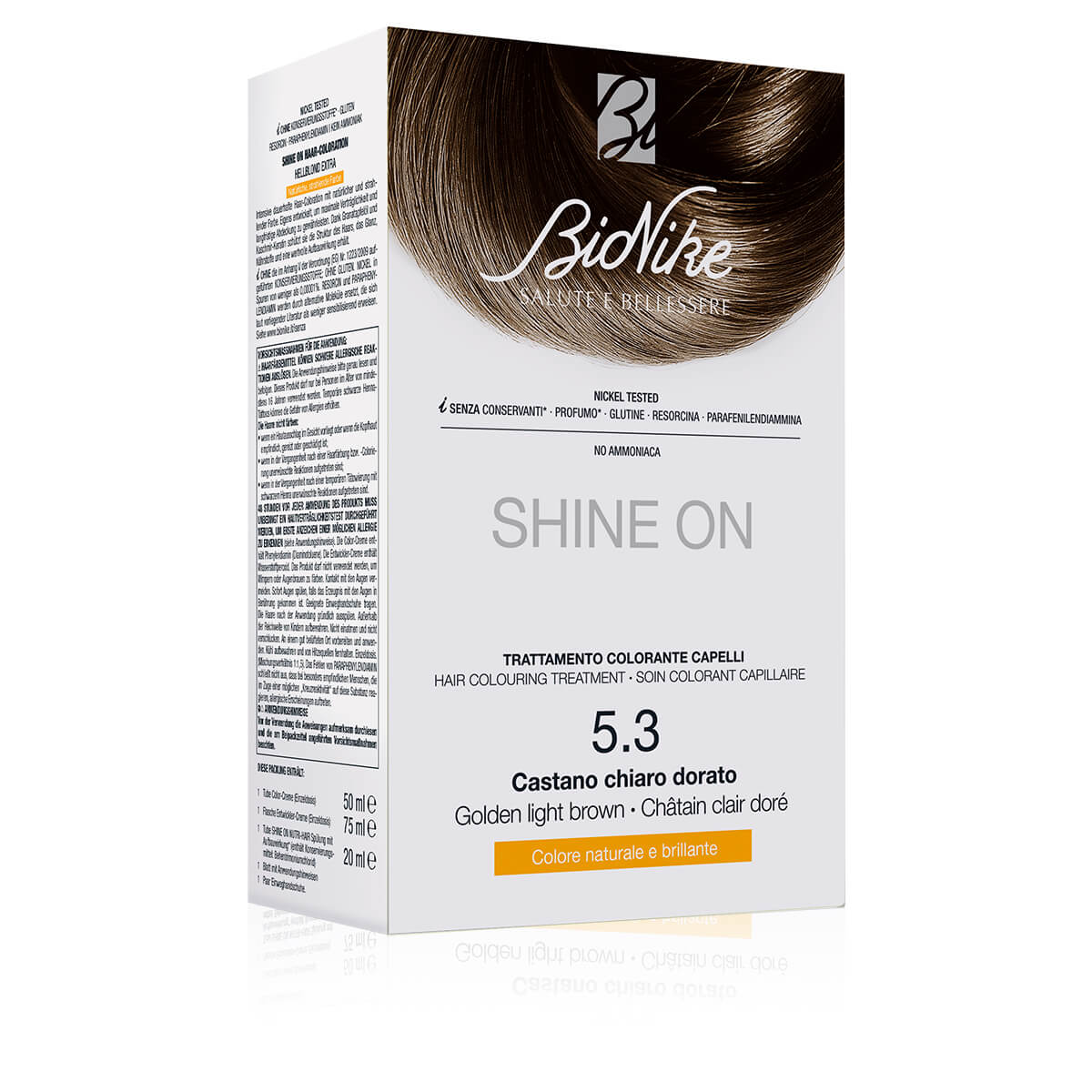 Bionike Shine On Trattamento Colorante Capelli 5.3 Castano Chiaro Dorato