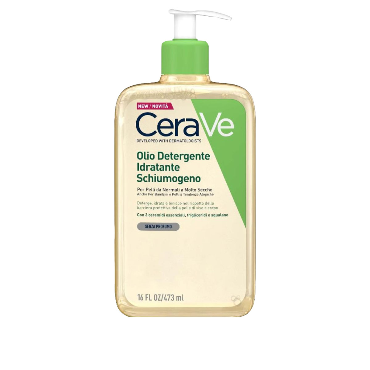 CeraVe Olio Detergente Idratante Senza Profumo 473 ML