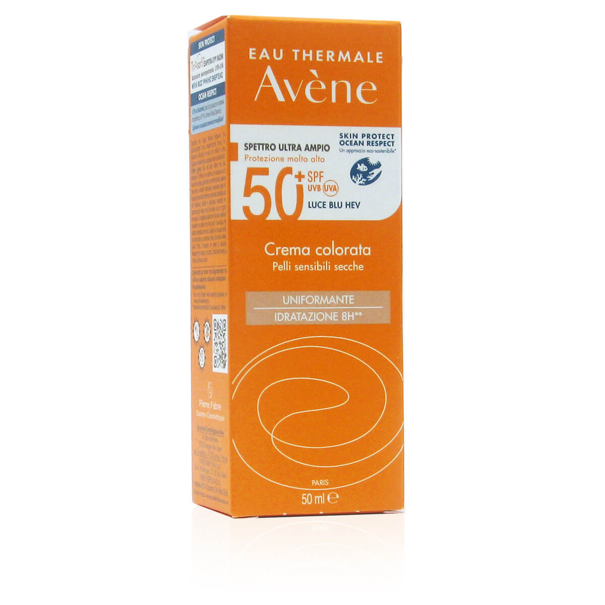 Avene Crema Solare Colorata SPF50+ Pelli Sensibili Secche