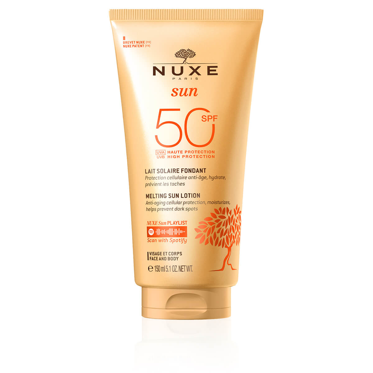 Nuxe Sun Latte Solare Viso e Corpo SPF50 150 ml