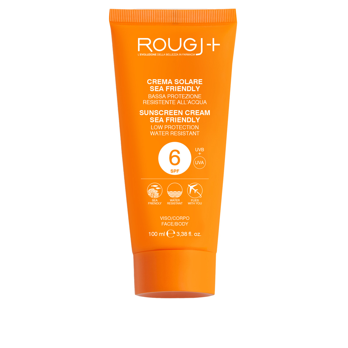 Rougj+ Crema Solare Bassa Protezione SPF 6