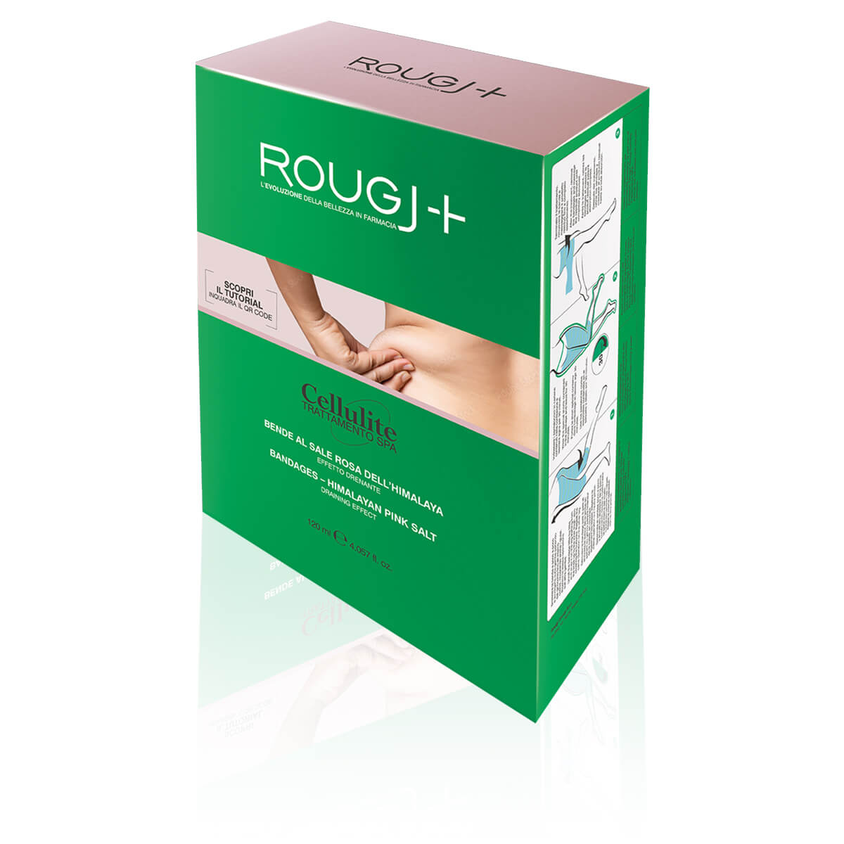 Rougj+ Trattamento Corpo al Sale Rosa dell'Himalaya Cellulite Trattamento Spa