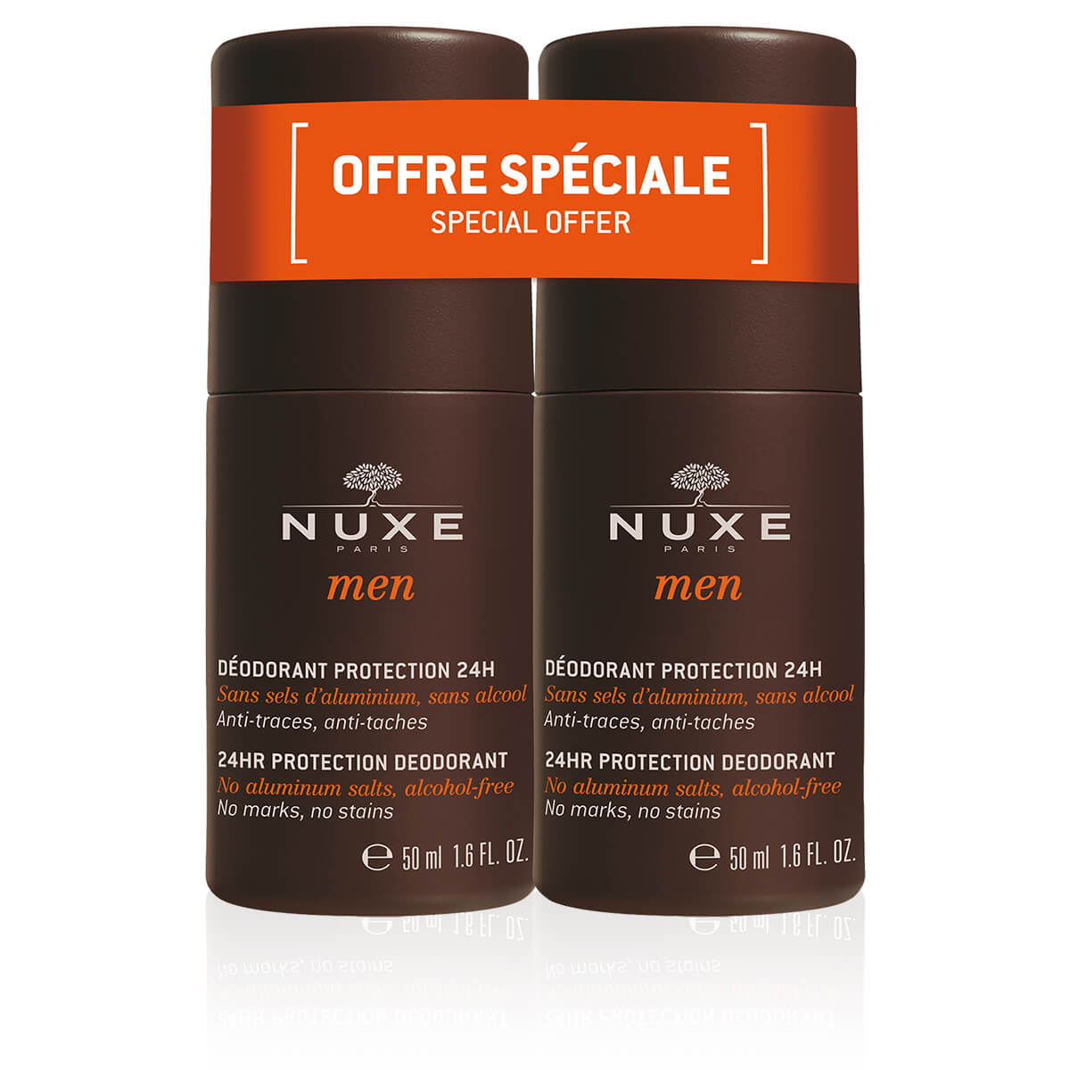 Nuxe Men Duo Deodorante Roll On Protezione Uomo 24h