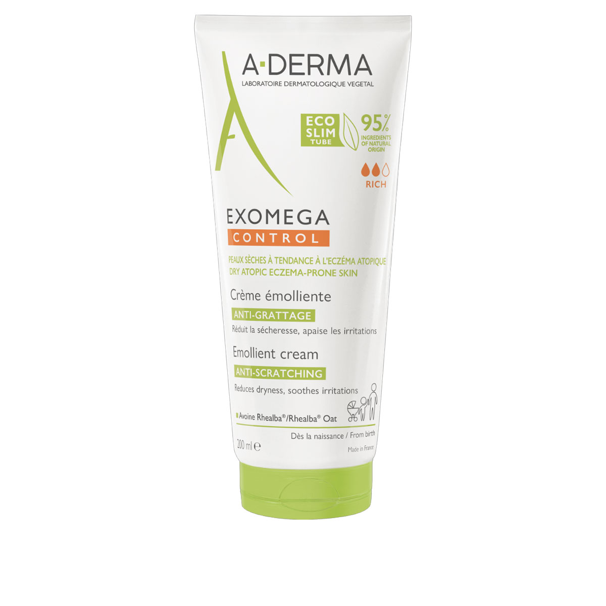 A-Derma Exomega Control Crema Emolliente Anti-Grattage