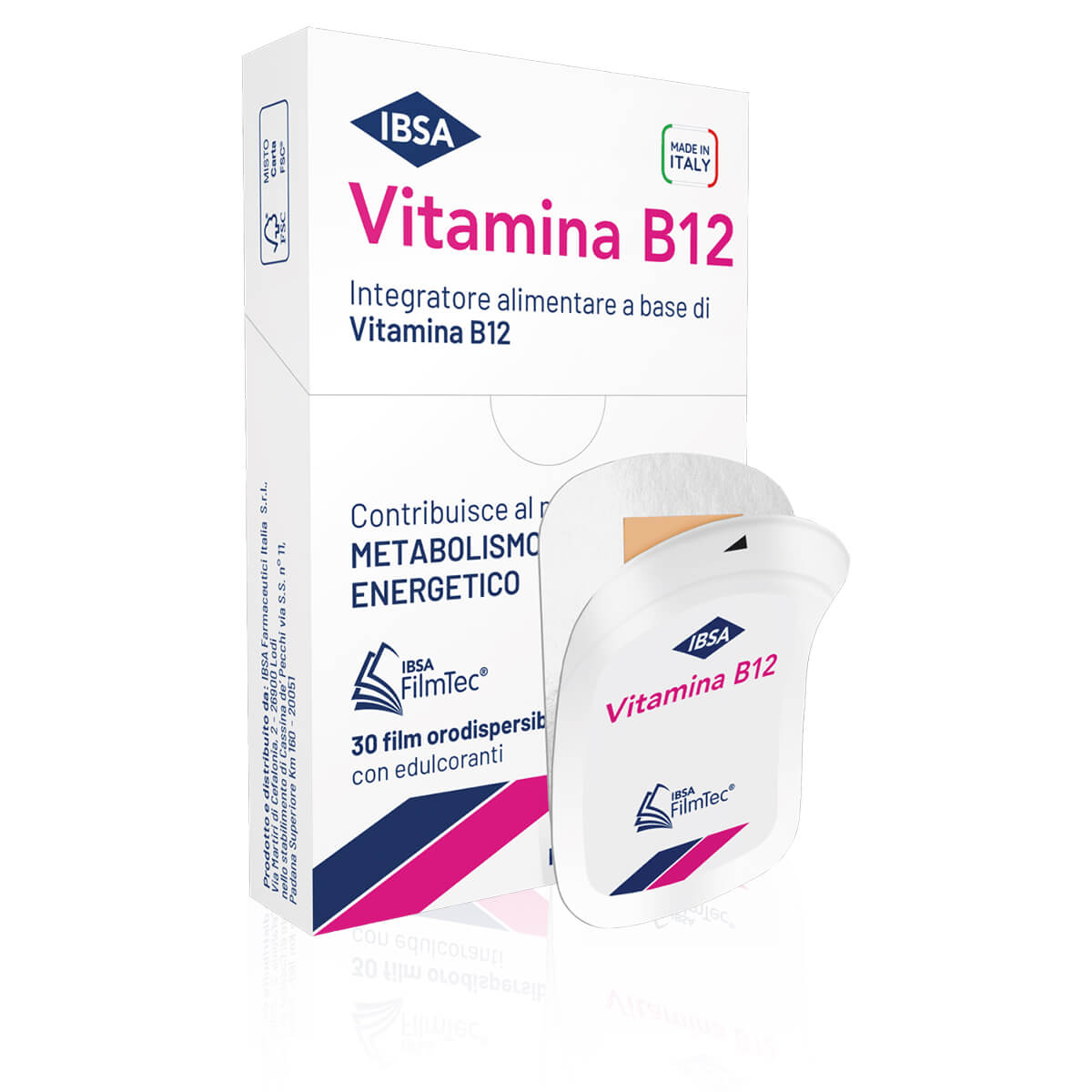 Vitamina B12 Integratore Alimentare A Base Di Vitamina B12 Gusto Lampone
