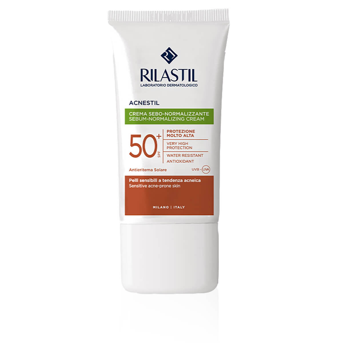 Rilastil Acnestil Crema Sebo Normalizzante SPF 50+