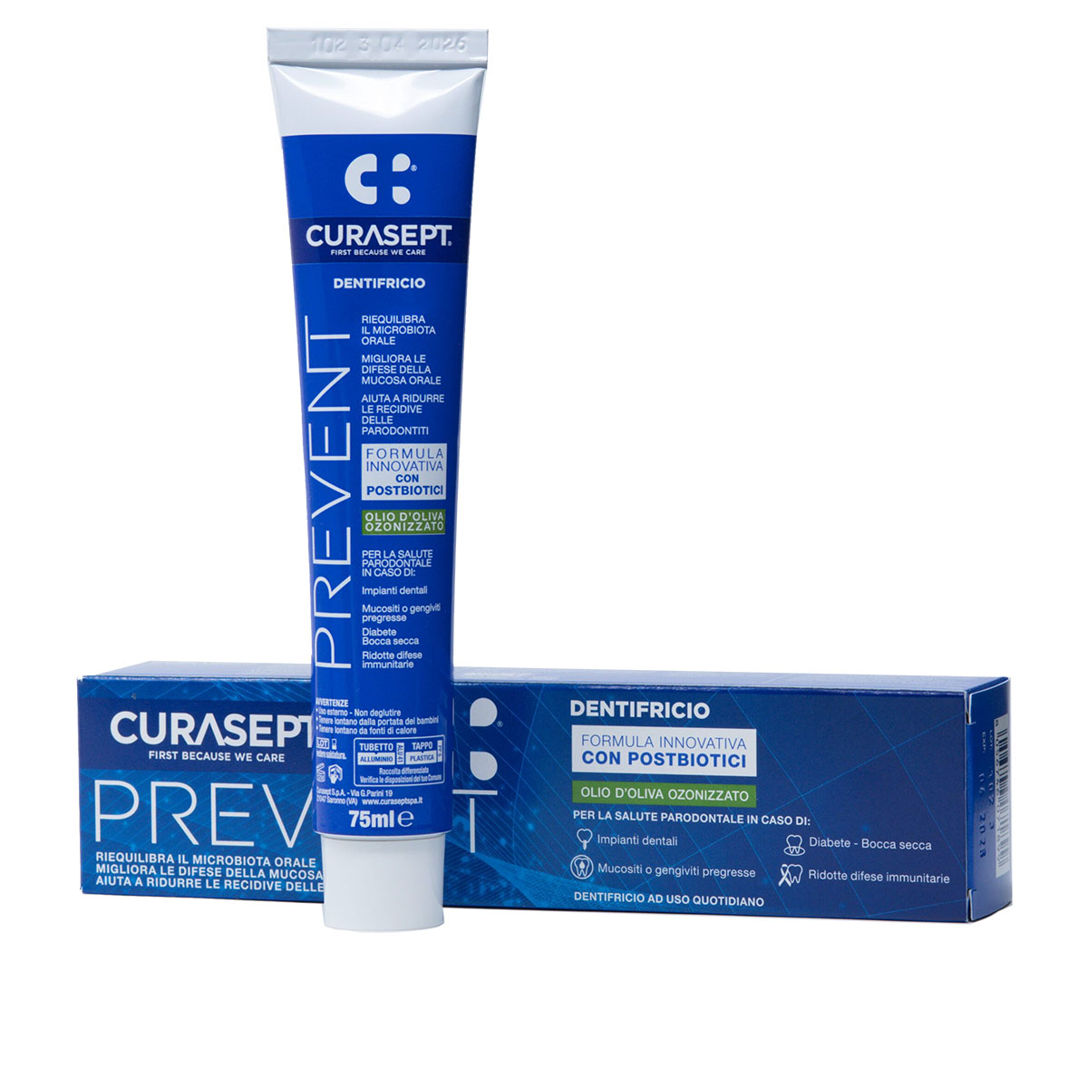 Curasept Dentifricio Prevent Con Olio Di Oliva Ozonizzato