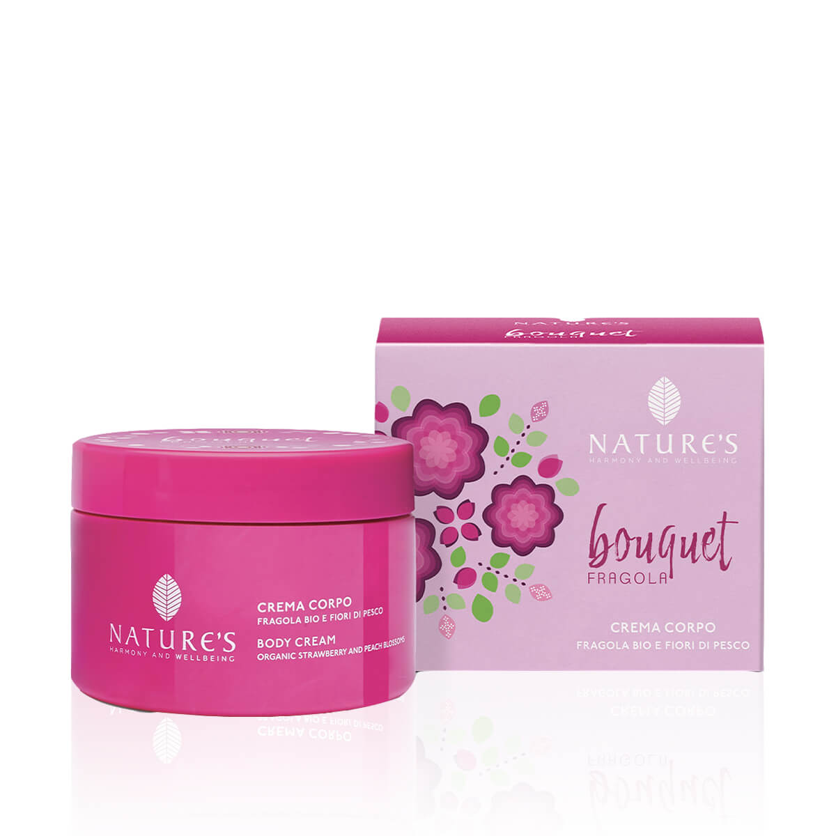 Nature's Bouquet Fragola Crema Corpo Mini