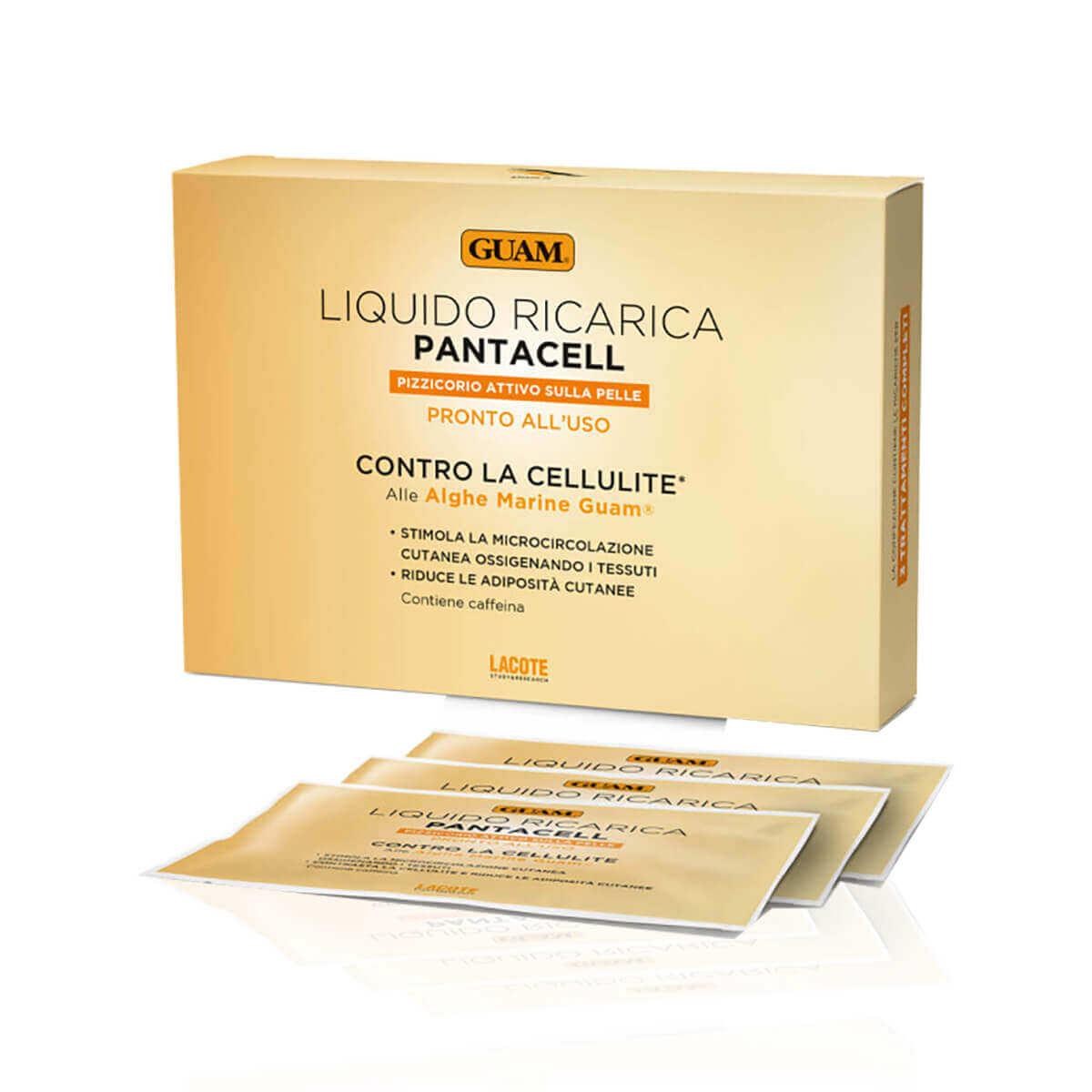 Guam Pantacell Anticellulite 3 Buste Liquido Ricarica