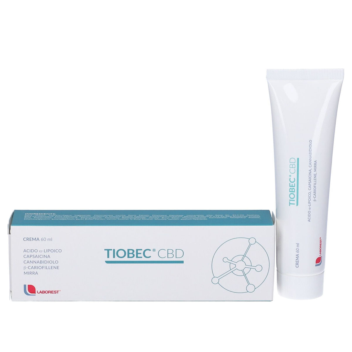 Tiobec CBD Crema Topica Calmante Idratante