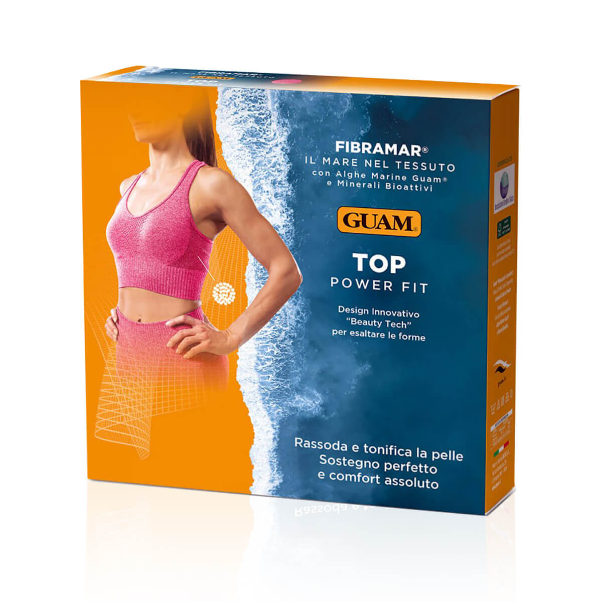 Guam Fibramar Top Power Fit Fragola Melange L-XL
