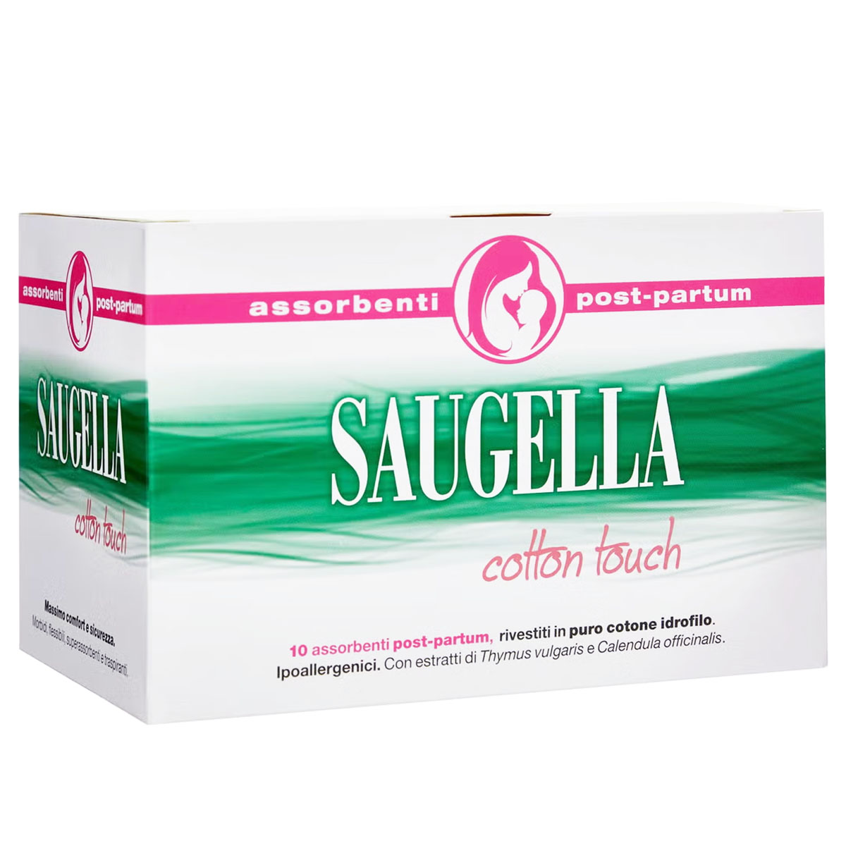 Saugella Cotton Touch 10 Assorbenti Post-Partum