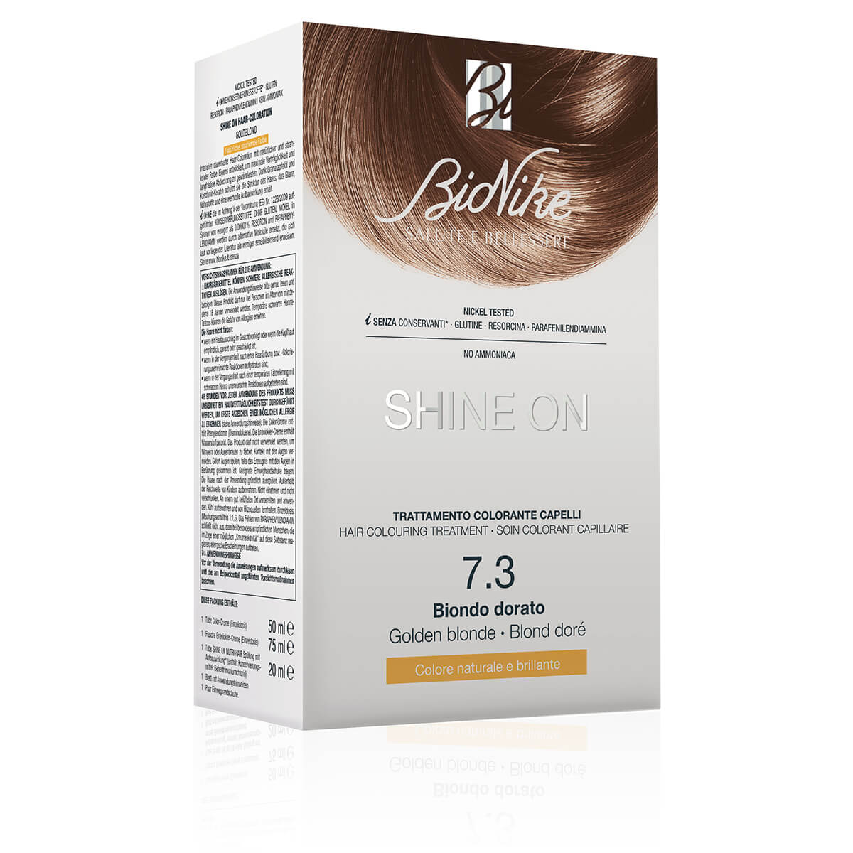 Bionike Shine On Trattamento Colorante Capelli 7.3 Biondo Dorato
