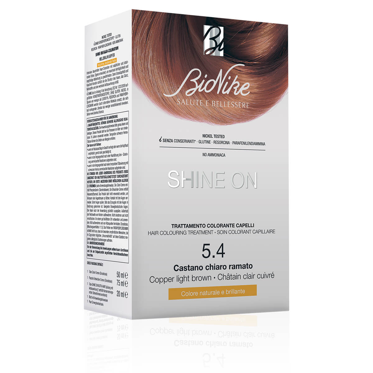Bionike Shine On Trattamento Colorante Capelli 5.4 Castano Chiaro Ramato