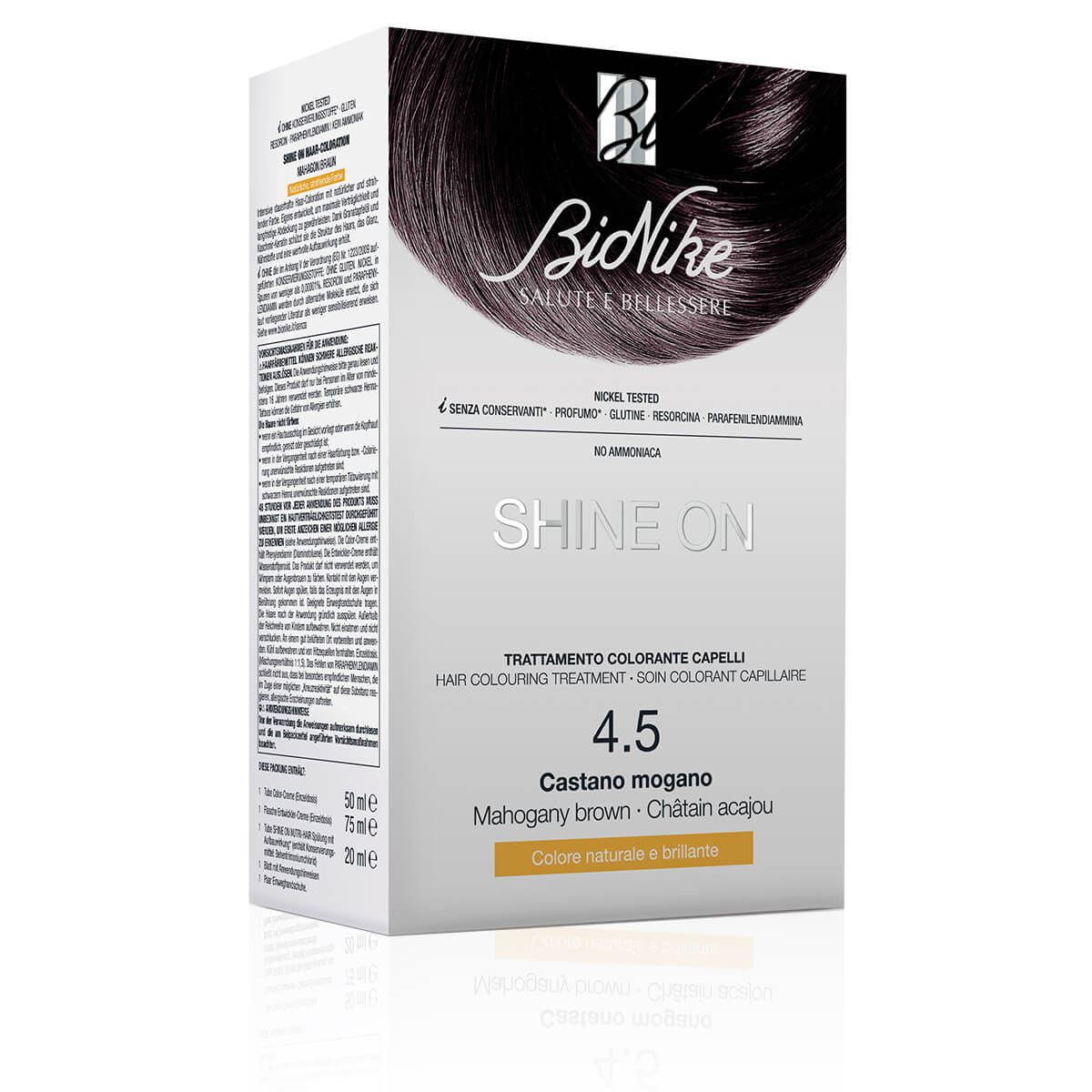 Bionike Shine On Trattamento Colorante Capelli 4.5 Castano Mogano
