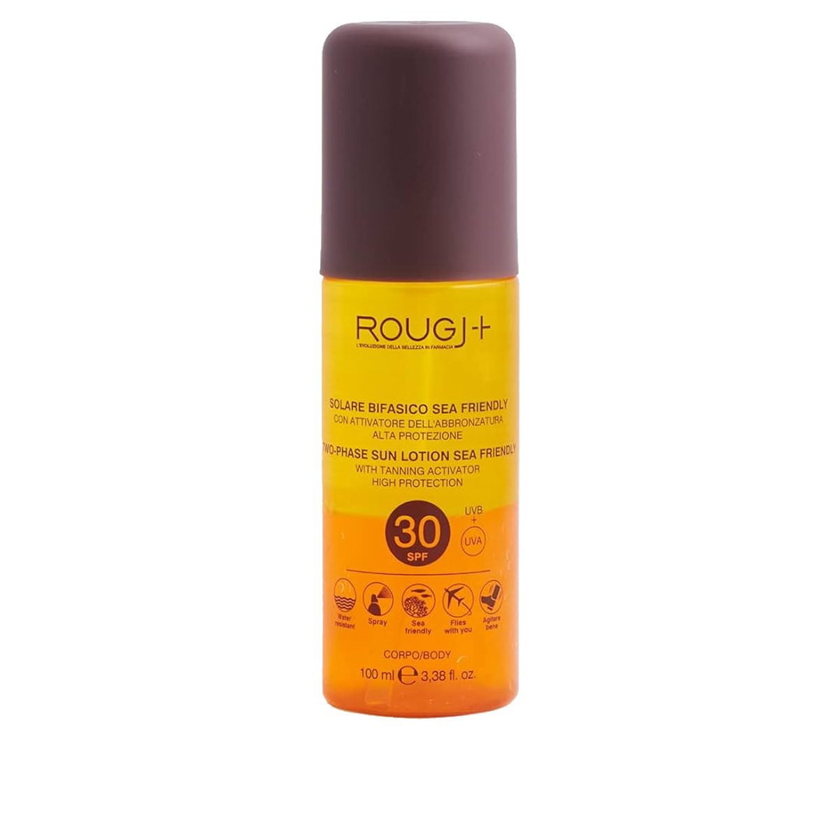 Rougj Solare Bifasico Spf30 Con Attivatore Di Melanina 100 ml