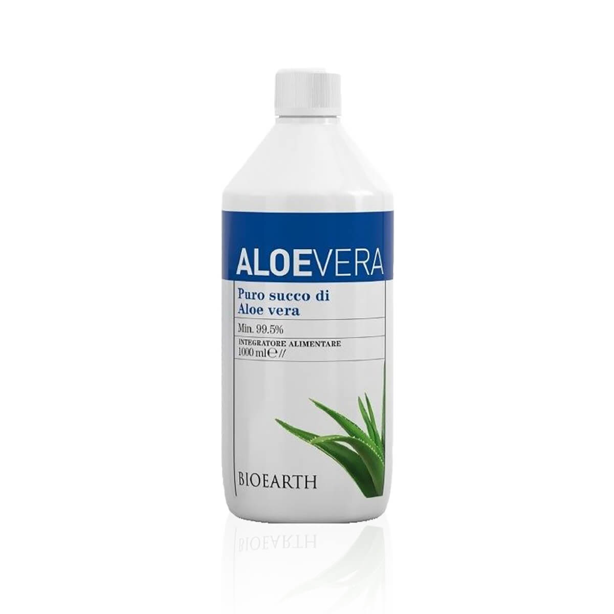 Bioearth Aloe Vera Puro Succo 1000 ml