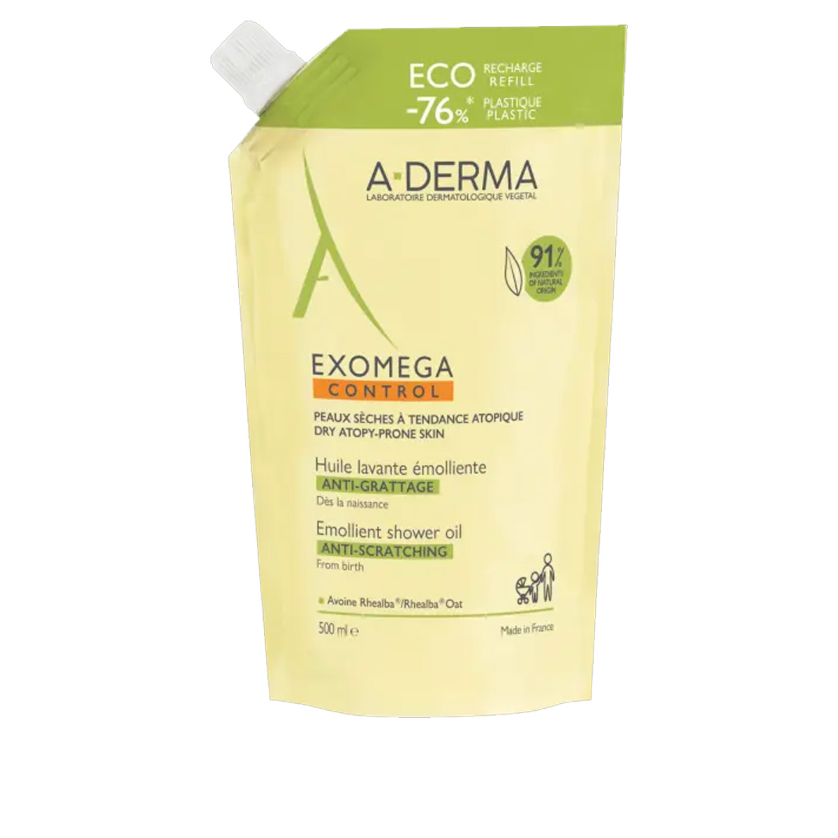 A-Derma Exomega Control Olio Lavante Emolliente Refill