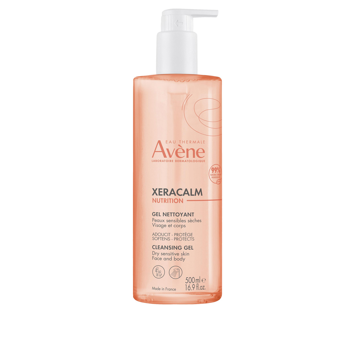 Avene XeraCalm Nutrition Gel Detergente 500 ml
