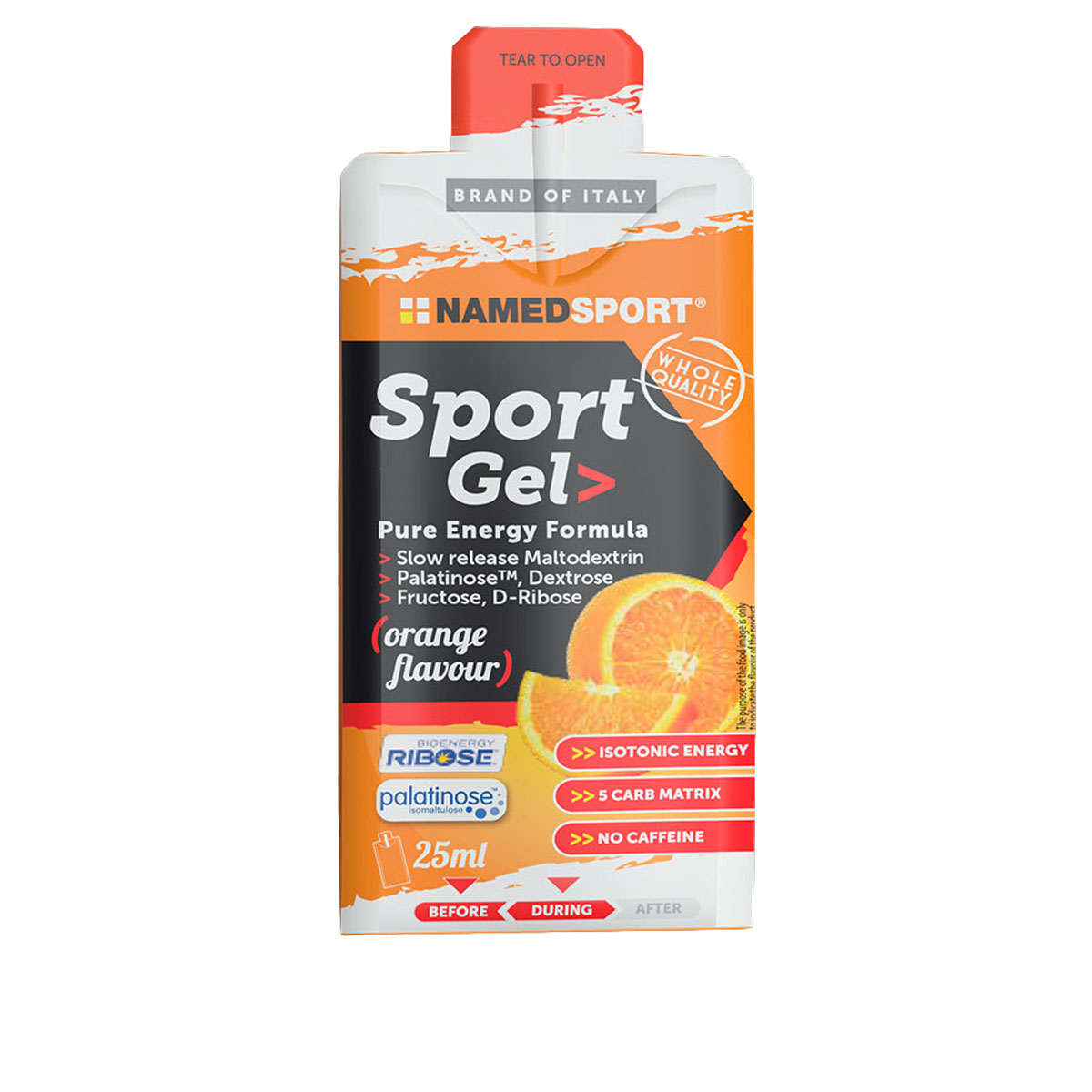 Named Sport Gel Pure Energy Formula Gusto Arancia