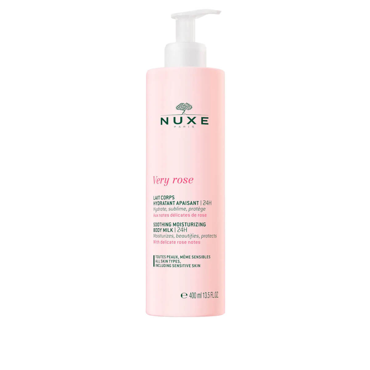 Nuxe Very Rose Latte Corpo Idratante Lenitivo 24H 400 ML