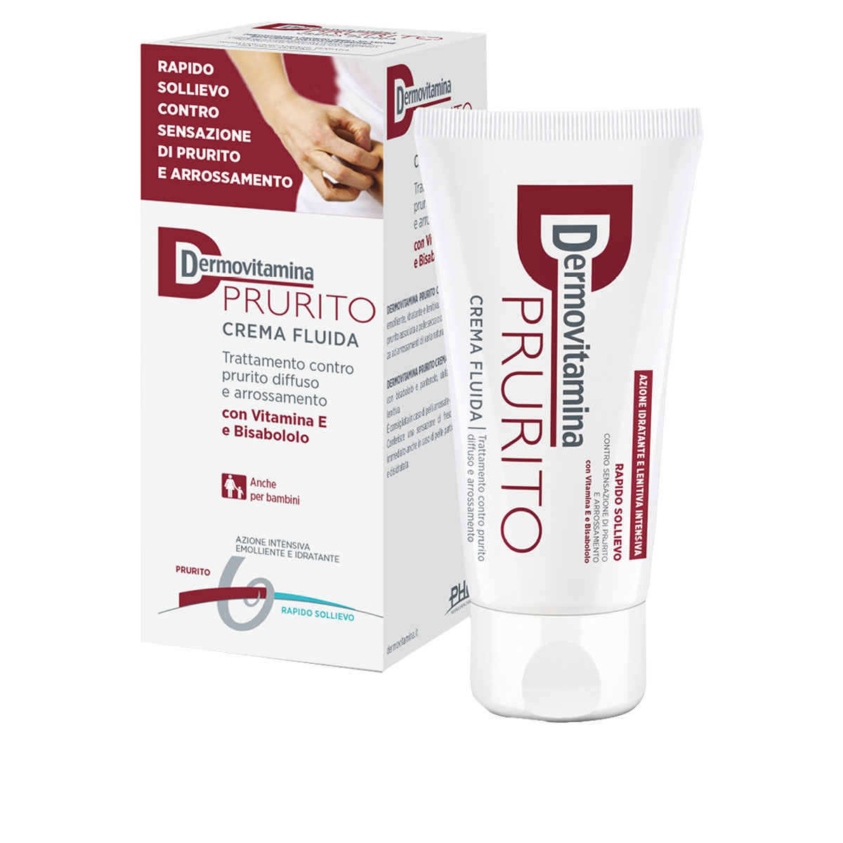 Dermovitamina Prurito Crema Fluida Ad Azione Emolliente E Lenitiva 150 Ml