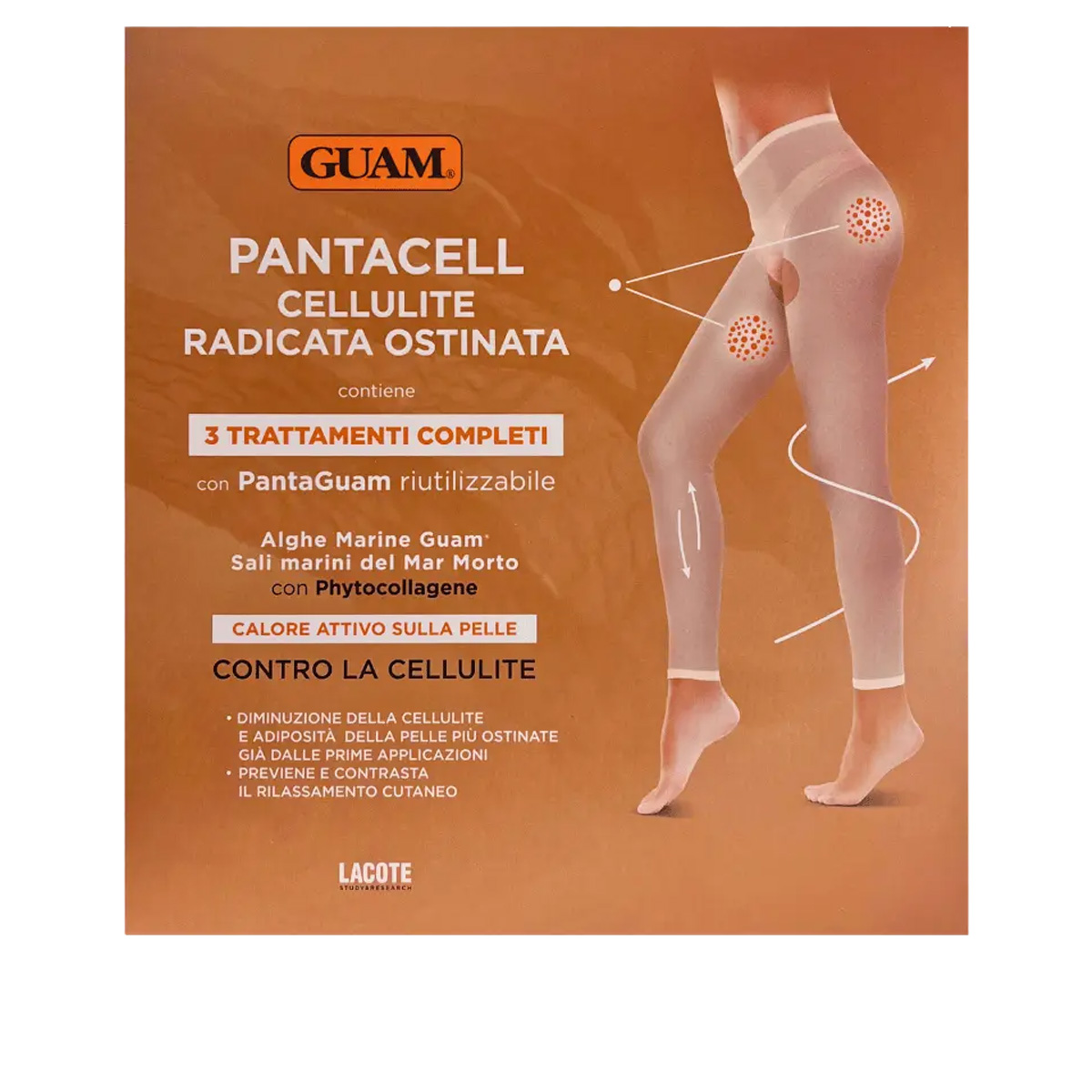 Guam Pantacell Cellulite Radicata 3 Buste + Pantalone