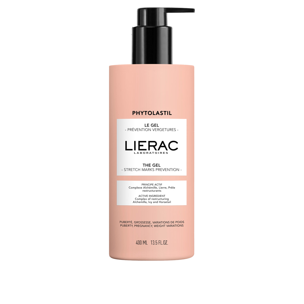 Lierac Phytolastil Gel Idratante Lenitivo Prevenzione Smagliature 400 Ml